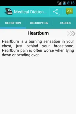 Medical Dictionary android App screenshot 2