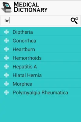 Medical Dictionary android App screenshot 3